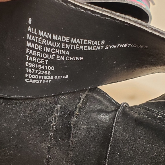 Betsy Johnson floral sandals with chain size 8 - Picture 8 of 9